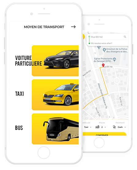 Création d'une application mobile de Réservation Transport